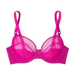 Fleur Du Mal Bra, 32 D, Fuchsia